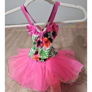 Weissman 9841 Girls Size XSC Us 4/5 Hawaiian Roller Coaster Rider Dance Costume